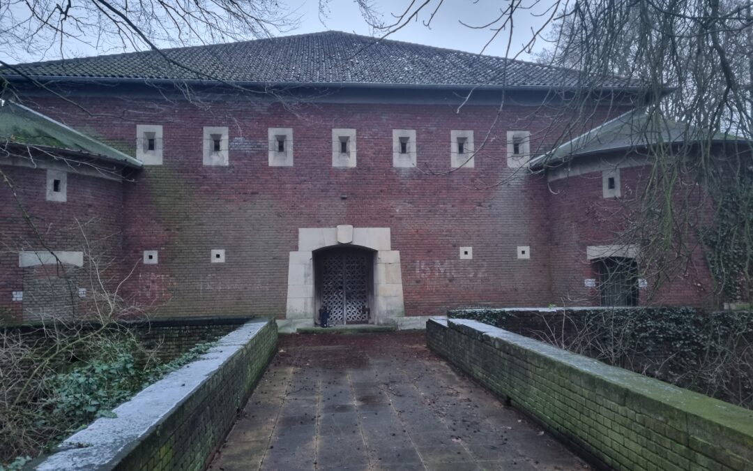 Besichtigung des Hochbunkers an der Lazarettstraße in Münster