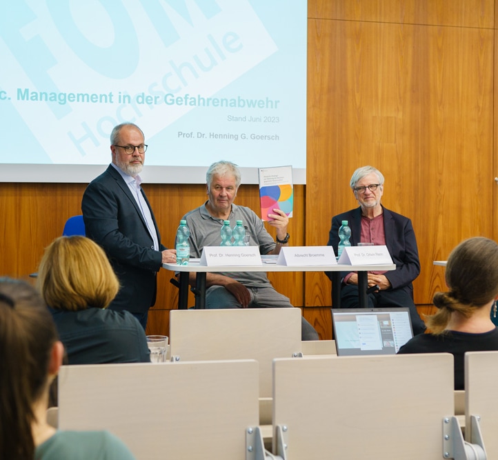 Open Campus Abend in Berlin: Broemme, Renn und Goersch diskutieren zu Katastrophenresilienz in Deutschland